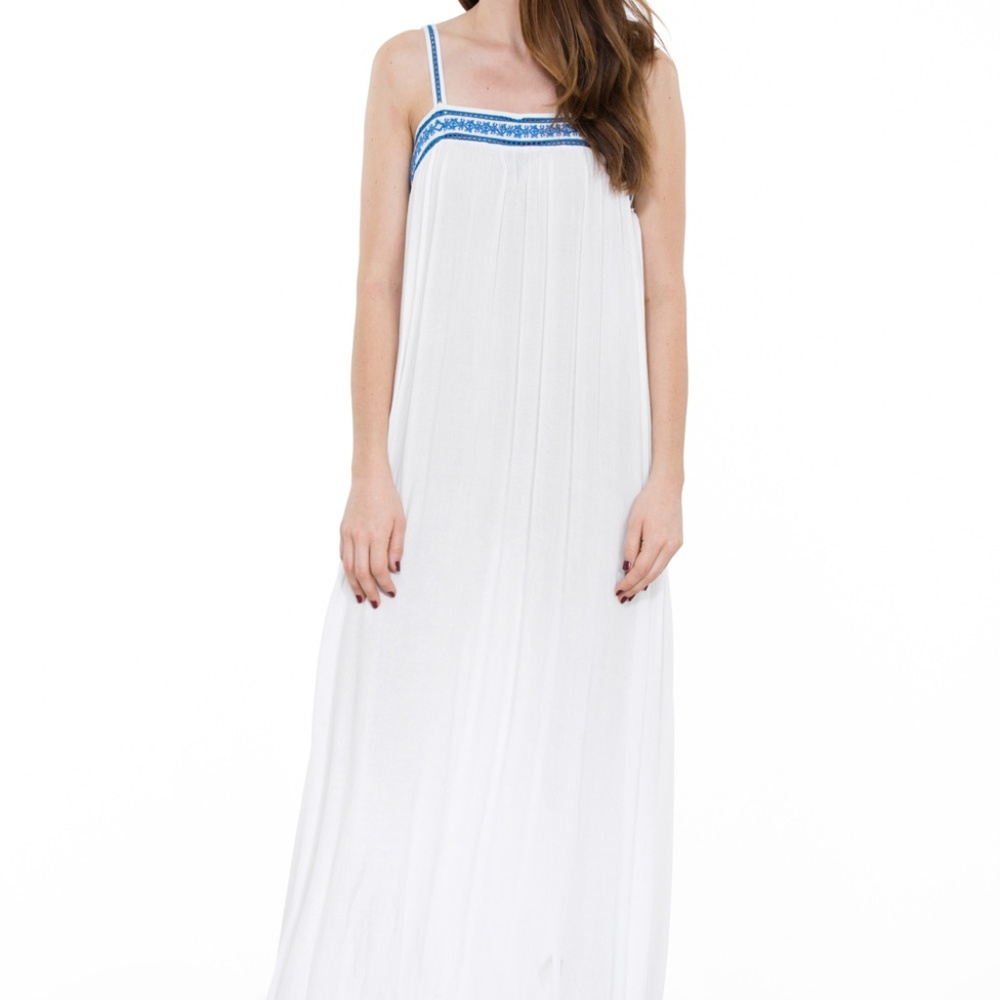 SLEEEVELESS STRAP LONG DRESS - Picture 2 of 6